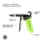Flexzilla Truck Tire Inflator Kit, 6-Pcs, 3/8inx60ft, 1 Blow Gun Rubber Tip, Pro High Flow Coupler and Plugs HGH7-FZ - alternate 3